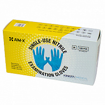 Перчатки медицинские нитриловые диагностические KINGFA (размер M)