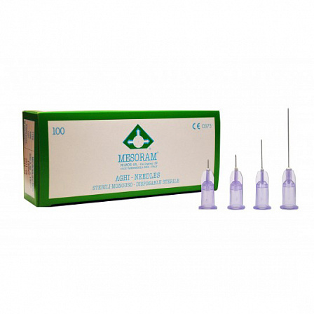 Иглы «Mesoram» AGO MESO LUER 30G 0,3 х 4 мм